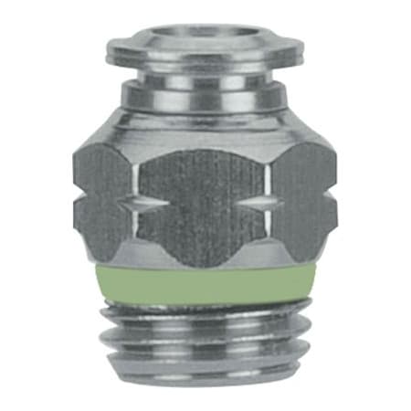 Alpha Technologies AIGNEP Straight Male Connector, 1/2 Tube x 1/2 Swift-Fit Univ. Thread, SS 60000-08-08